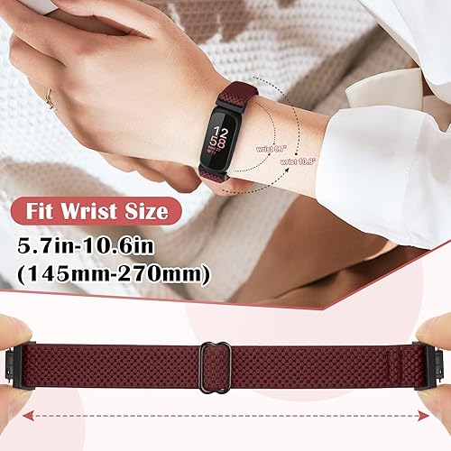 Miniatura 5 de Bcuckood Compatible con Fitbit Inspire 3Inpsire 2InspireInpsire HRAce 2Ace 3 bandas, pulsera elástica ajustable de repuesto para mujeres, hombres,