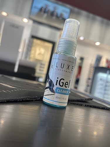 Miniatura 3 de Luxe Performance Limpiador IGel  Repele todas las manchas, el gel en aerosol hidrofóbico elimina el aceite para limpiar todas las pantallas, lentes,