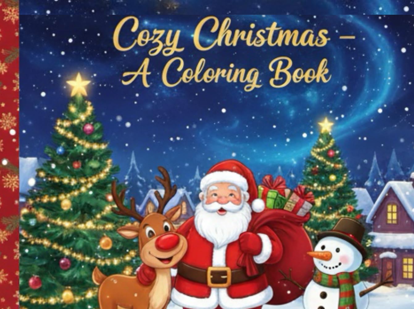 Cozy Christmas- A coloring Book
