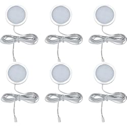Luces Led Para Carro Interior CICMOD 12V LED Blanco Cálido Luces del Gabinete Juego de Interiores de Coche para RV Remolque Caravana Transportador Furgoneta Camión Barco