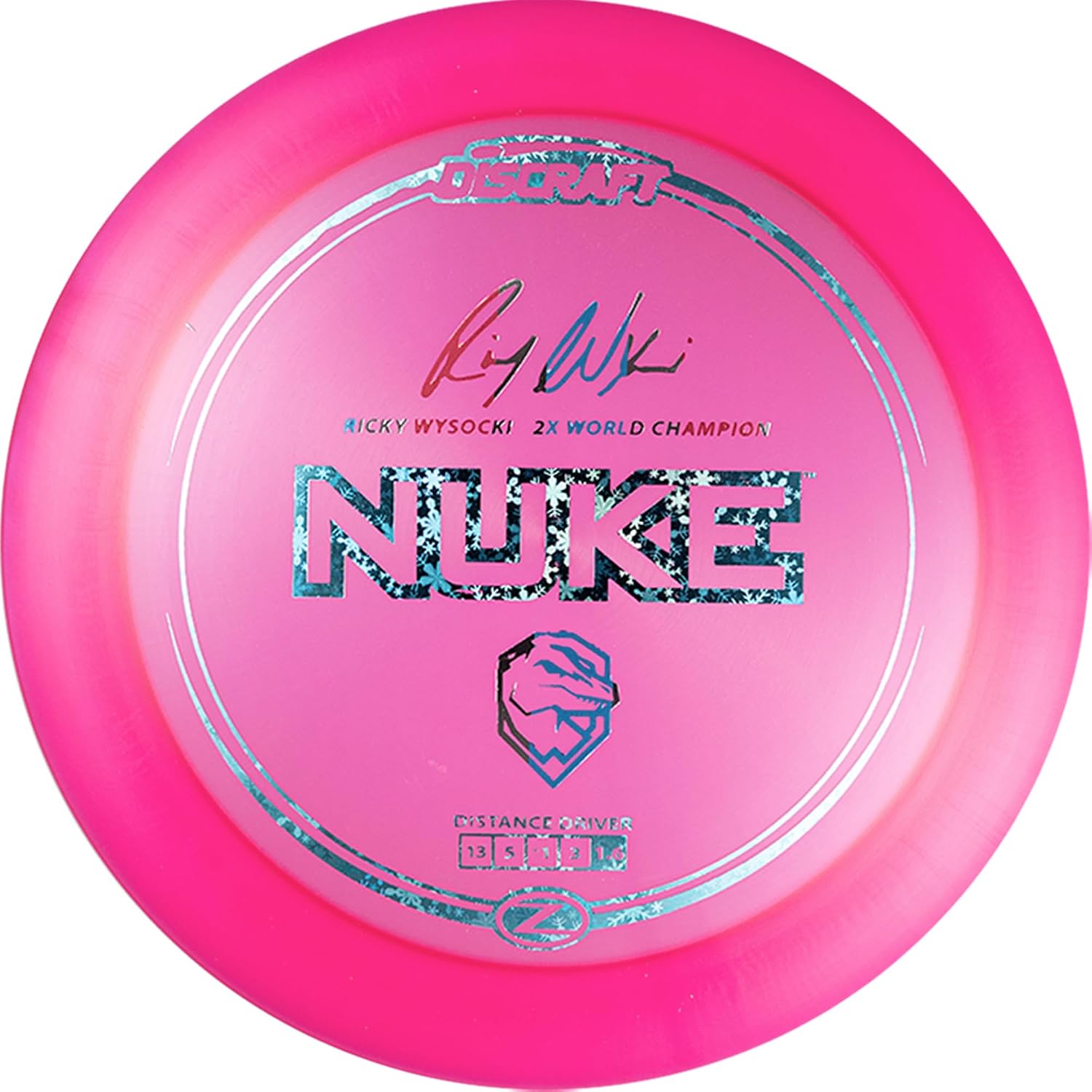 Discraft's Ricky Wysocki Signature Z Nuke 170-172 Gram Driver Disc