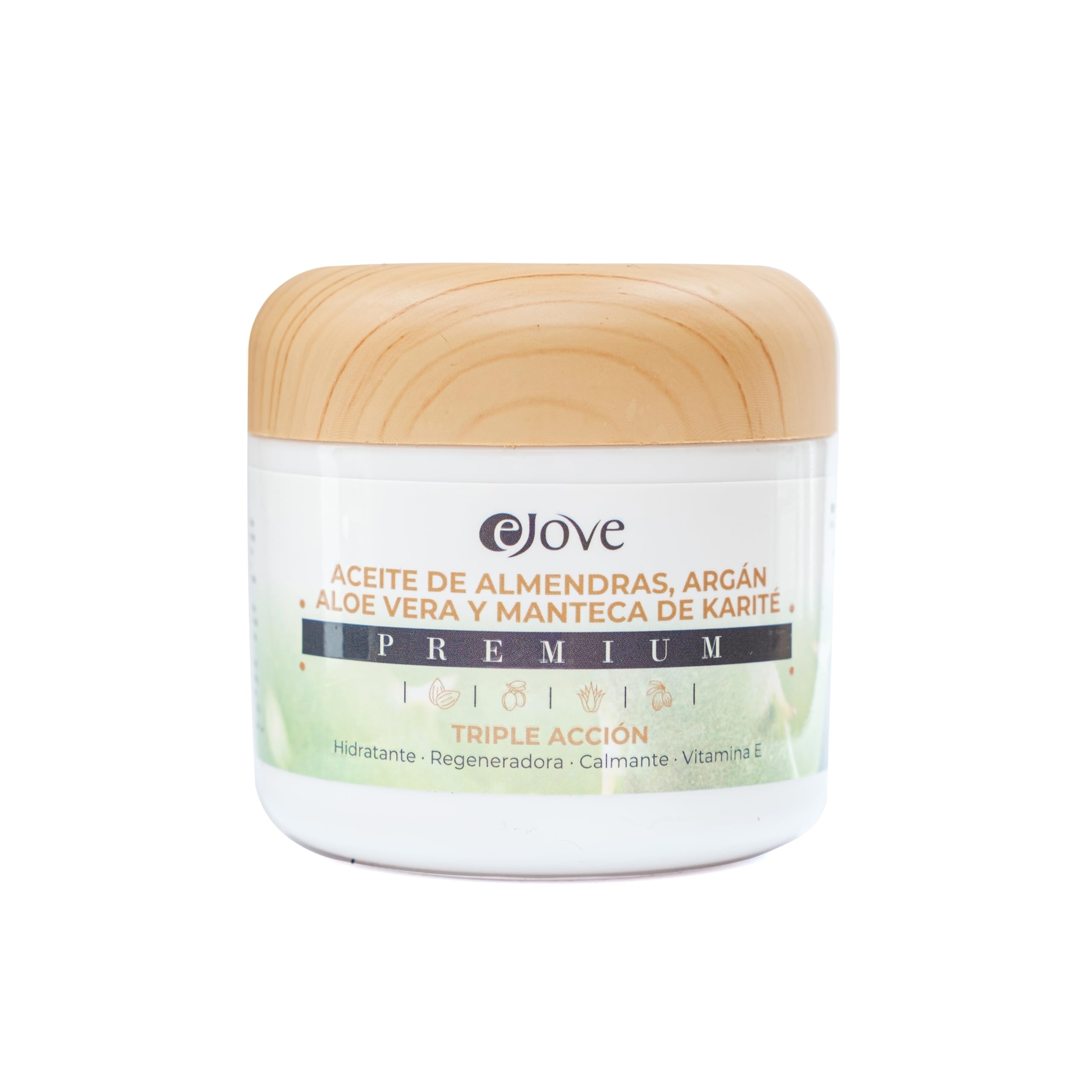 Ejove - Krem nawilżający do twarzy i ciała dla kobiet - Organiczne czyste masło shea - Aloes Vera - Olejek migdałowy - Arganowy - Krem przeciwstresowy - Masło Shea z witaminą E