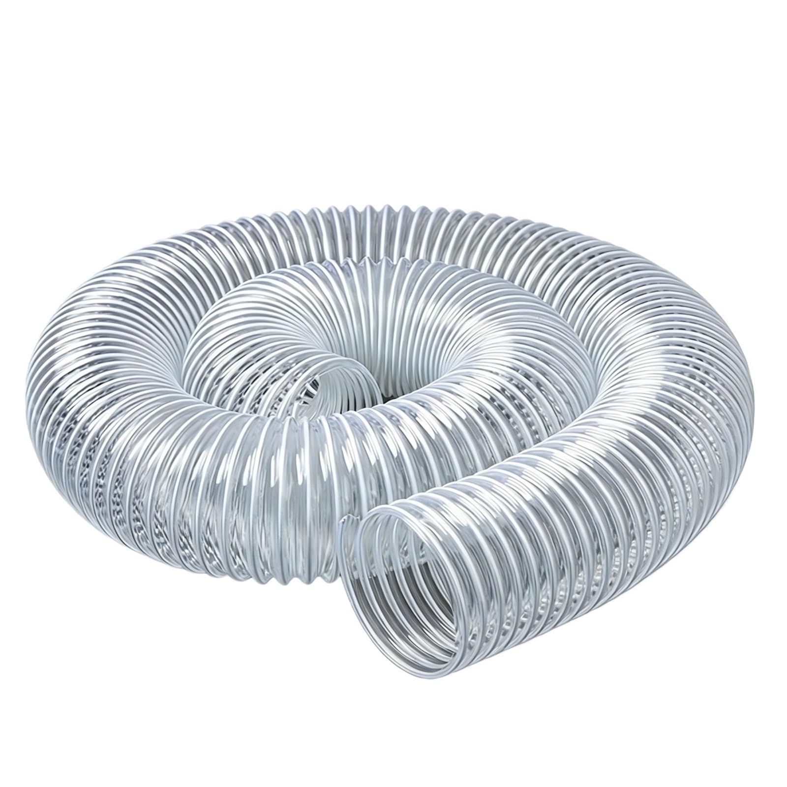 Wzptlkibad 1 Meter Vacuum Hose, Transparent Tube For Dust Suction And Fume Exhaust, 20-100Mm Id, 1-5 Meter Length