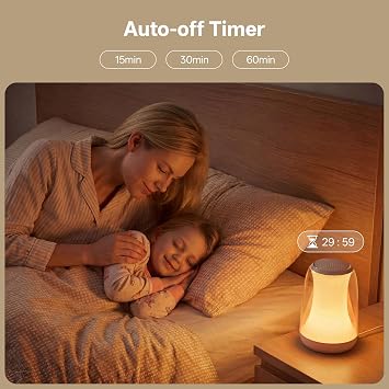 Sound Machine Baby Night Light White Noise Machine Baby with Timer 27Sounds | Hotmoon Sleep Machine Remote/Touch Control for Adults Kids Nursery Newborn Sleeping Breastfeeding, Lullaby Toddler Bedroom