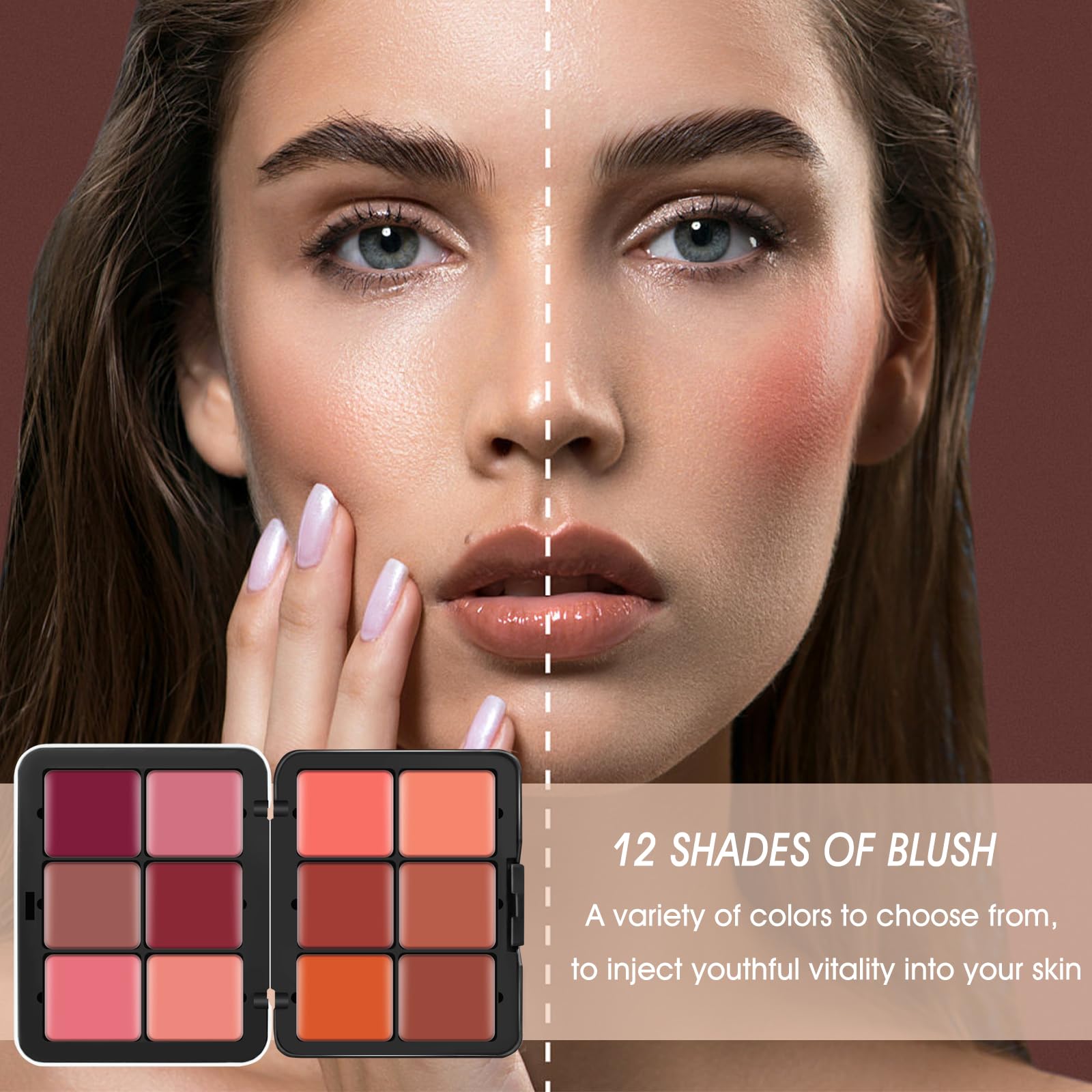 LSxia 12 Colors Cream [Blush]...B0CBVB8H6B | Encarguelo.com