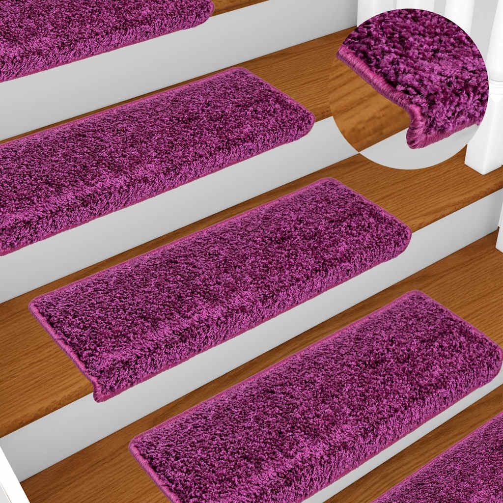 Maty Na Schody 15 Szt. 65x21x4 cm Fioletowe Prostokątne Nakładki PP