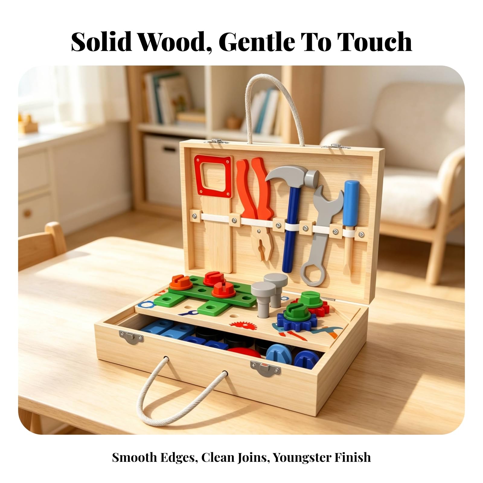 Bricolage en Bois | Portable, pédagogie Active, Jeu D'imitation Bricolage, pr École Maternelle
