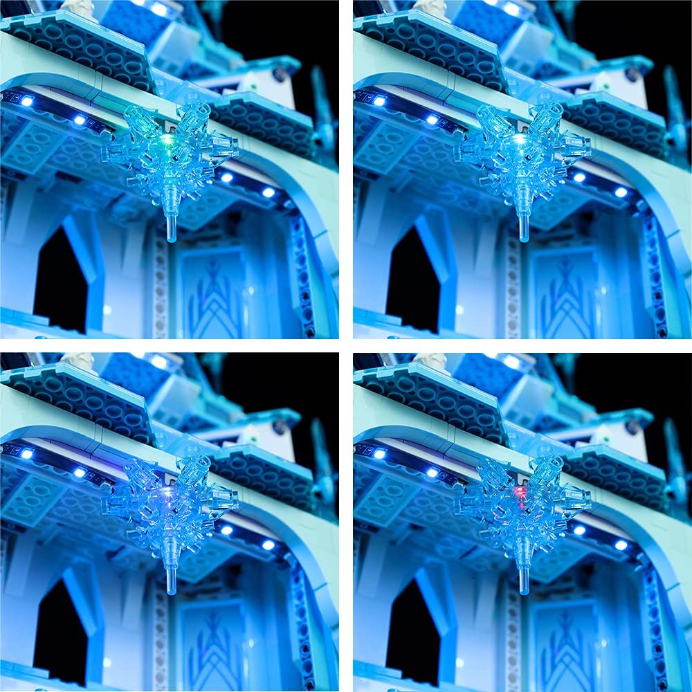 Kyglaring Led Lighting Kit for The Ice Castle-Light Sets Compatible with Lego 43197 Building Set- Not Include The Lego Set (Standard Version)