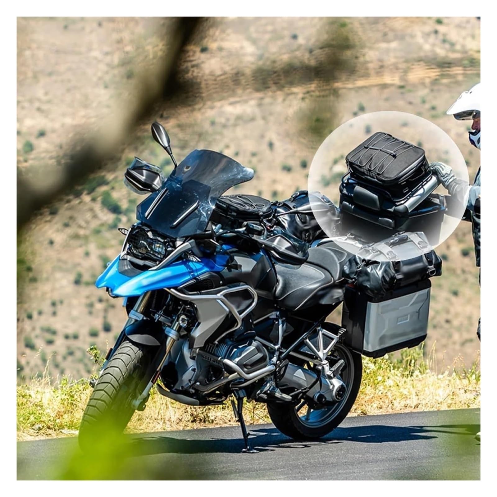 Per Moto Per BMW Per R1200 GS LC Per ADV Per F700GS Per F800GS F650GS G310GS Per Adventure Borsa Laterale In Lega Per Motore Borsa Laterale(3 Bags - a Set)