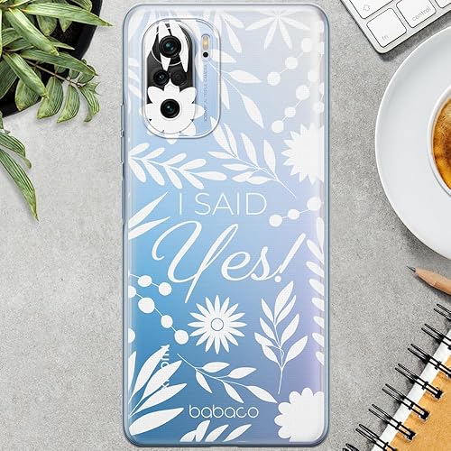 Miniatura 3 de ERT Group - Carcasa para Xiaomi MI 11i/REDMI K40/K40 PRO/Poco F3/F3 PRO Patrón original y oficial I Said Yes! 002, parcialmente transparente