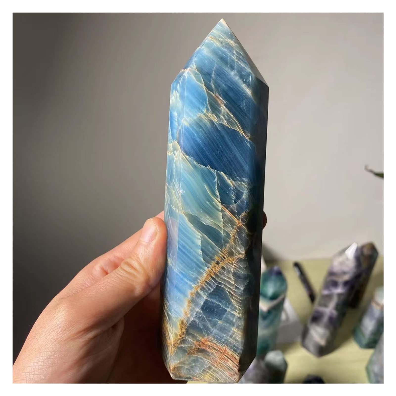 天然石 六角柱 ナチュラルクリスタルタワーギフトBOX パワーストーン 天然石 六角柱 ナチュラルクリスタルタワーギフトBOX