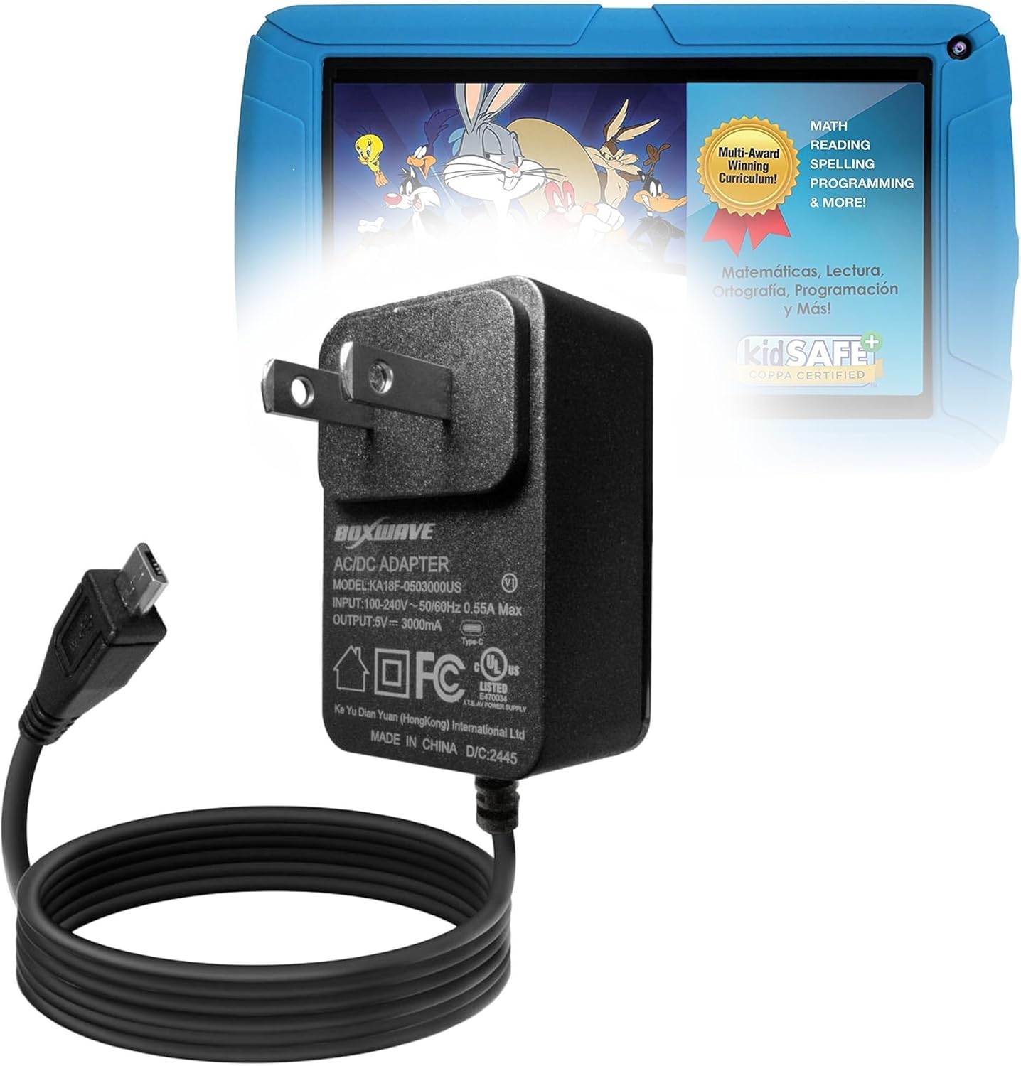 Cargador BoxWave 15W con cable Micro-USB de 3ft para Epik HighQ