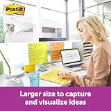 Post-it Super Sticky Big Notes, 11 x 11 in, Neon Orange, 1 Pad, 30 Sheets – view 3