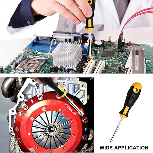 Miniatura 7 de Piutouyar Destornillador de llave de vaso de 0.394 in, destornillador de tuerca hexagonal, destornillador de agarre de cojín de acero para hacer a