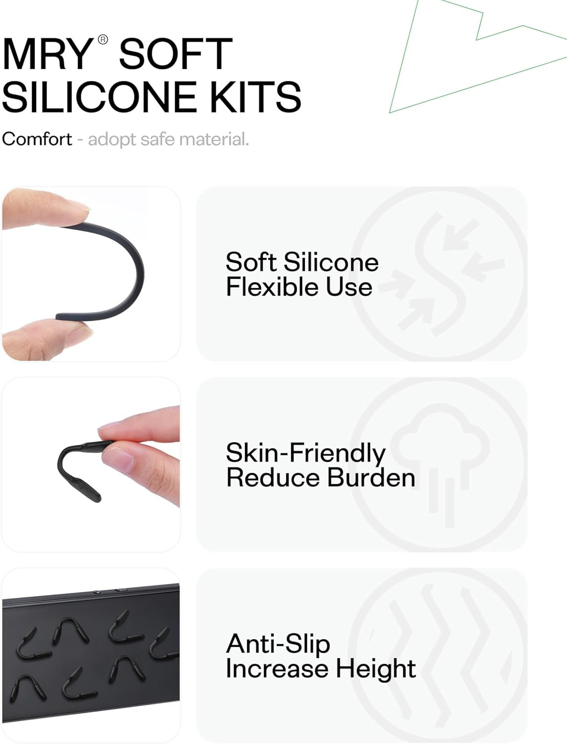 Mryok Replacement Earsocks Nosepieces Kits for Oakley Sutro TI OO6013 Sunglass - Opt