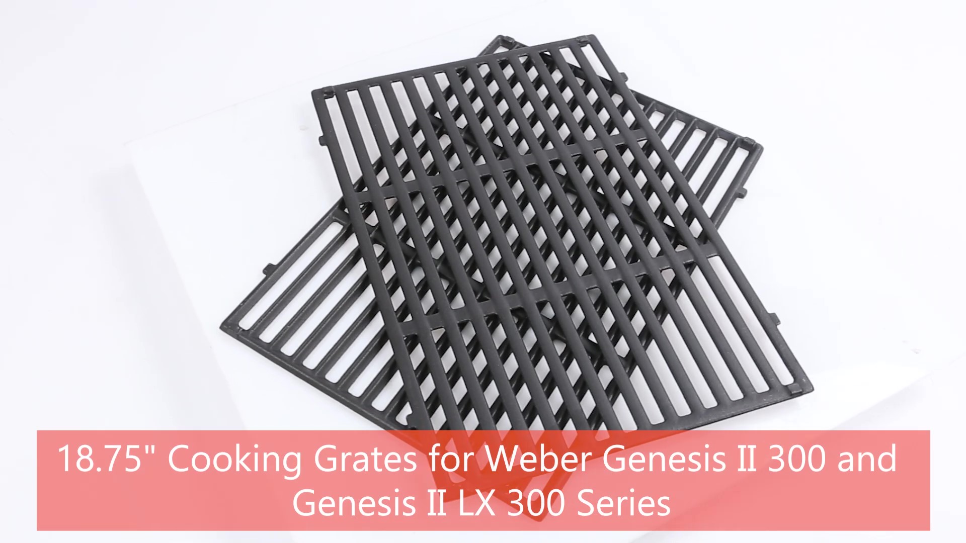 Grillplatte Für Weber Genesis II 300 Serie – 65x47,8 Cm, Aluminiumguss, Antihaft, Volle Größe, Für Gasgrills Ab 2016