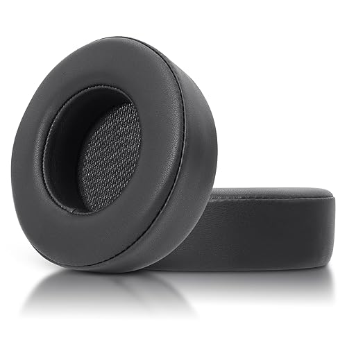 Ear Pads Replacement for Corsair Virtuoso RGB Wireless, Upgrade Earpad Cushions for Corsair Virtuoso RGB Wireless SE XT Gaming Headset with Protein Leather (Black)