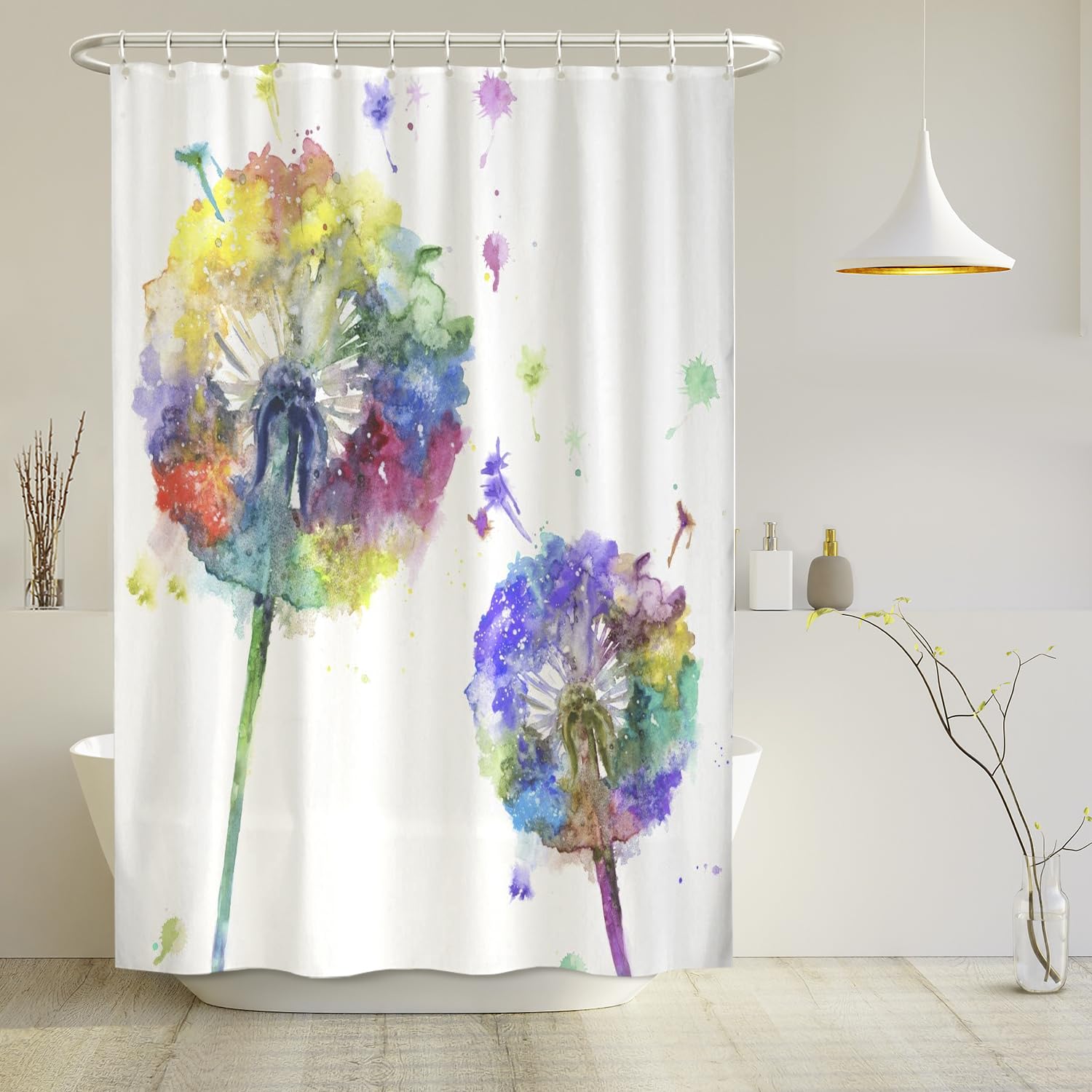 arteneur® - Cortina de Ducha 180x200 - Cortina de Baño Antimoho de Tela, Impermeable, Lavable y Opaco con Dobladillo Ponderado y Anillas (Tabla Periódica Española) — view 147