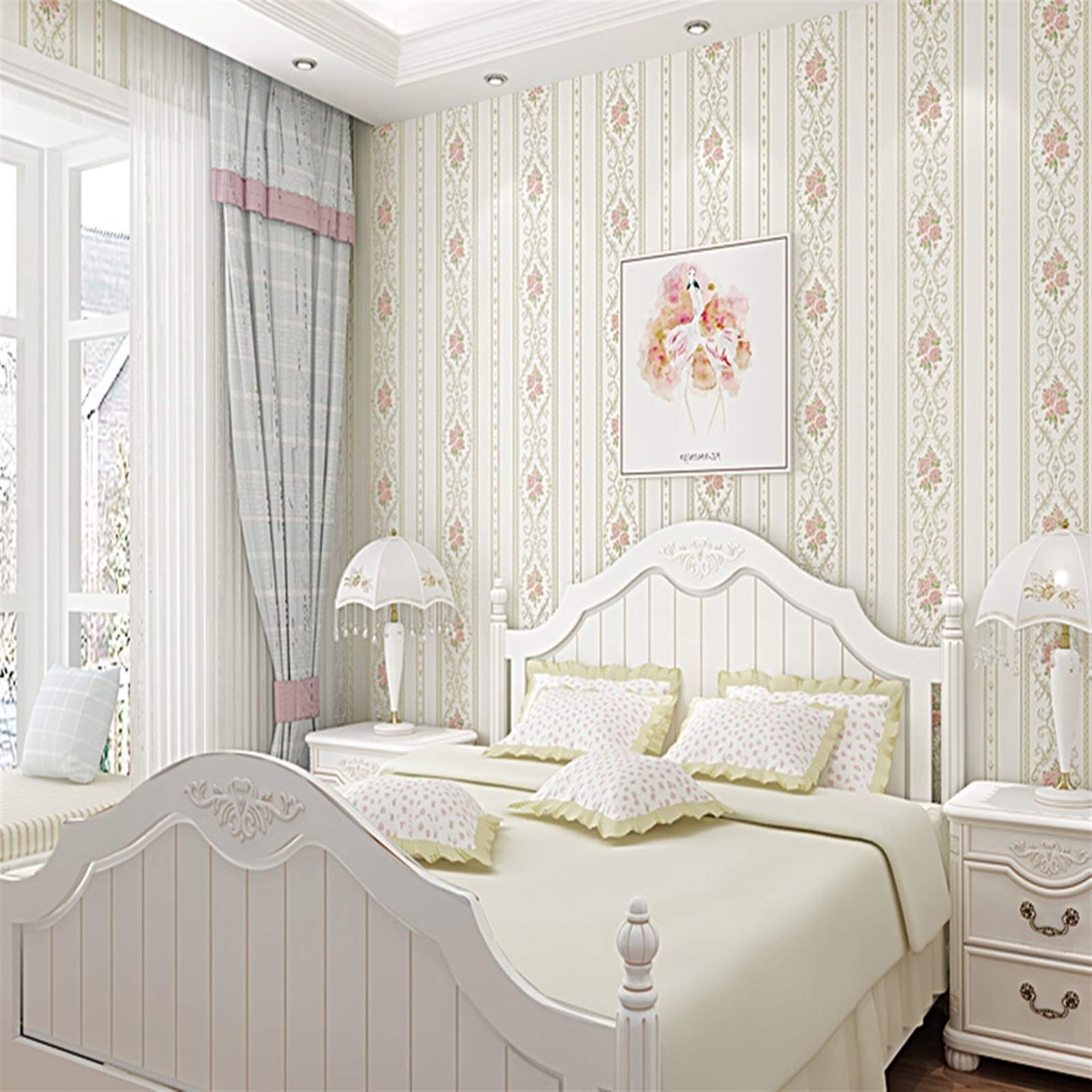 Carta da parati Carta Da Parati Autoadesiva, Carta Da Parati Modello 3D Pattern Di Carta Per Soggiorno E Camera Da Letto, Adesivi Decorativi Pelabili, 0.53x3m / 0.53x6m / 0.53x9m