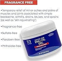 Vista 4 de True+Real Gel de aceite de emú, 12 oz