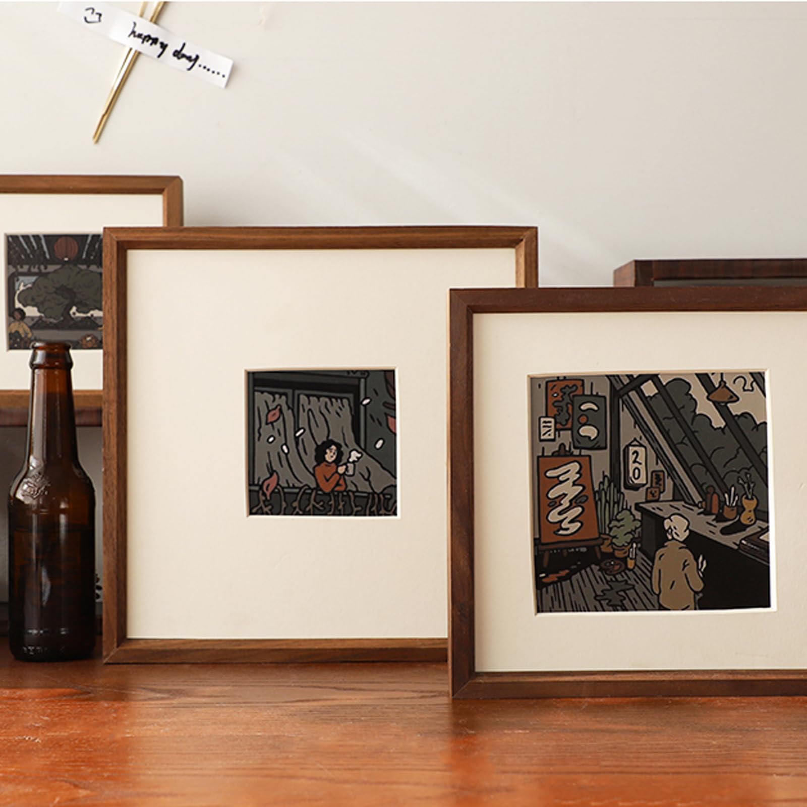 Amazon.co.jp: 木製フレーム a4 額縁 a4 木製 a3 30*30 45*45 50*50 55