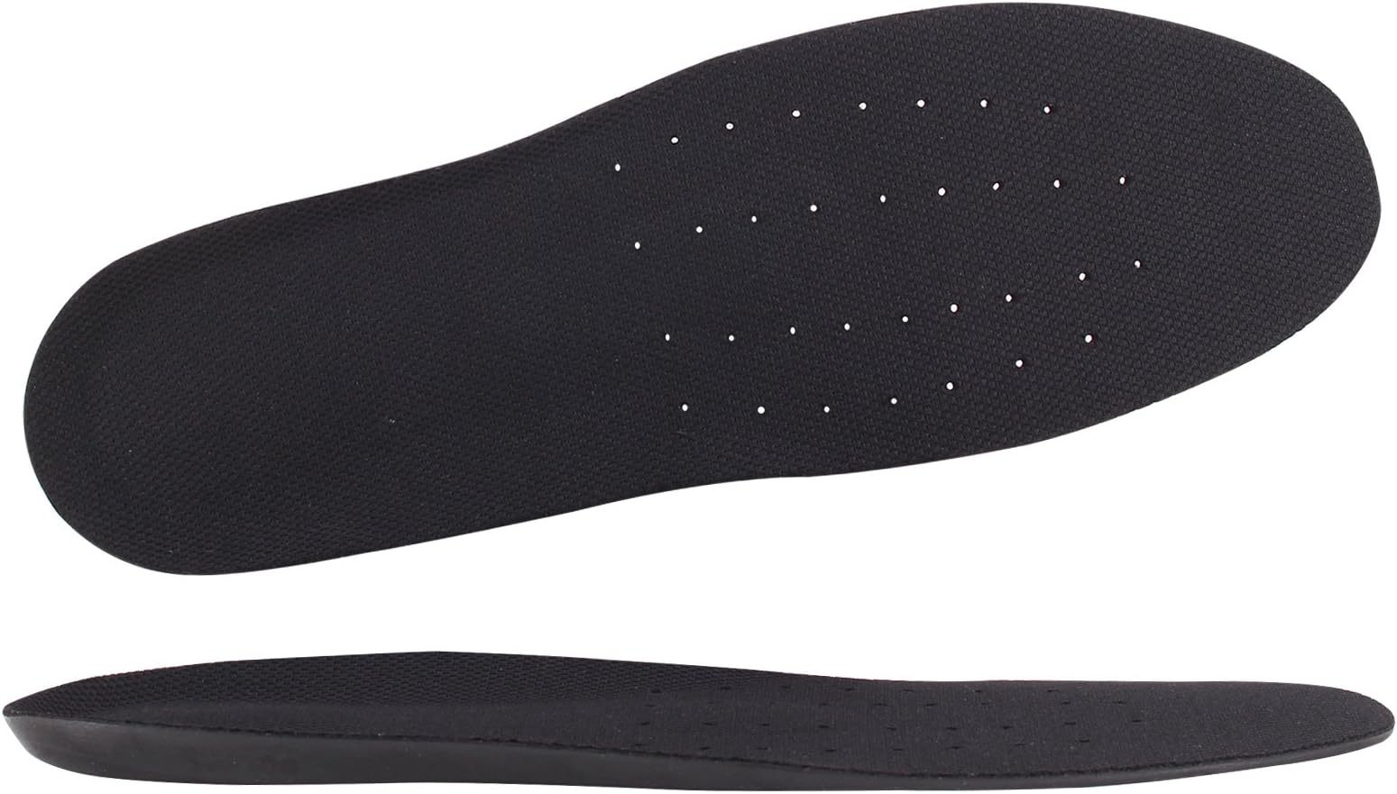 Y2C Dress Shoes Insoles for Men Punched Insoles Balck 7.5-13 and Random Gift