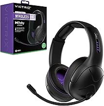【Xbox公式ライセンス商品】PDP Victrix Gambit Xboxゲーミングヘッドセット ワイヤレス 有線 ブラック マイク付き【国内正規品】