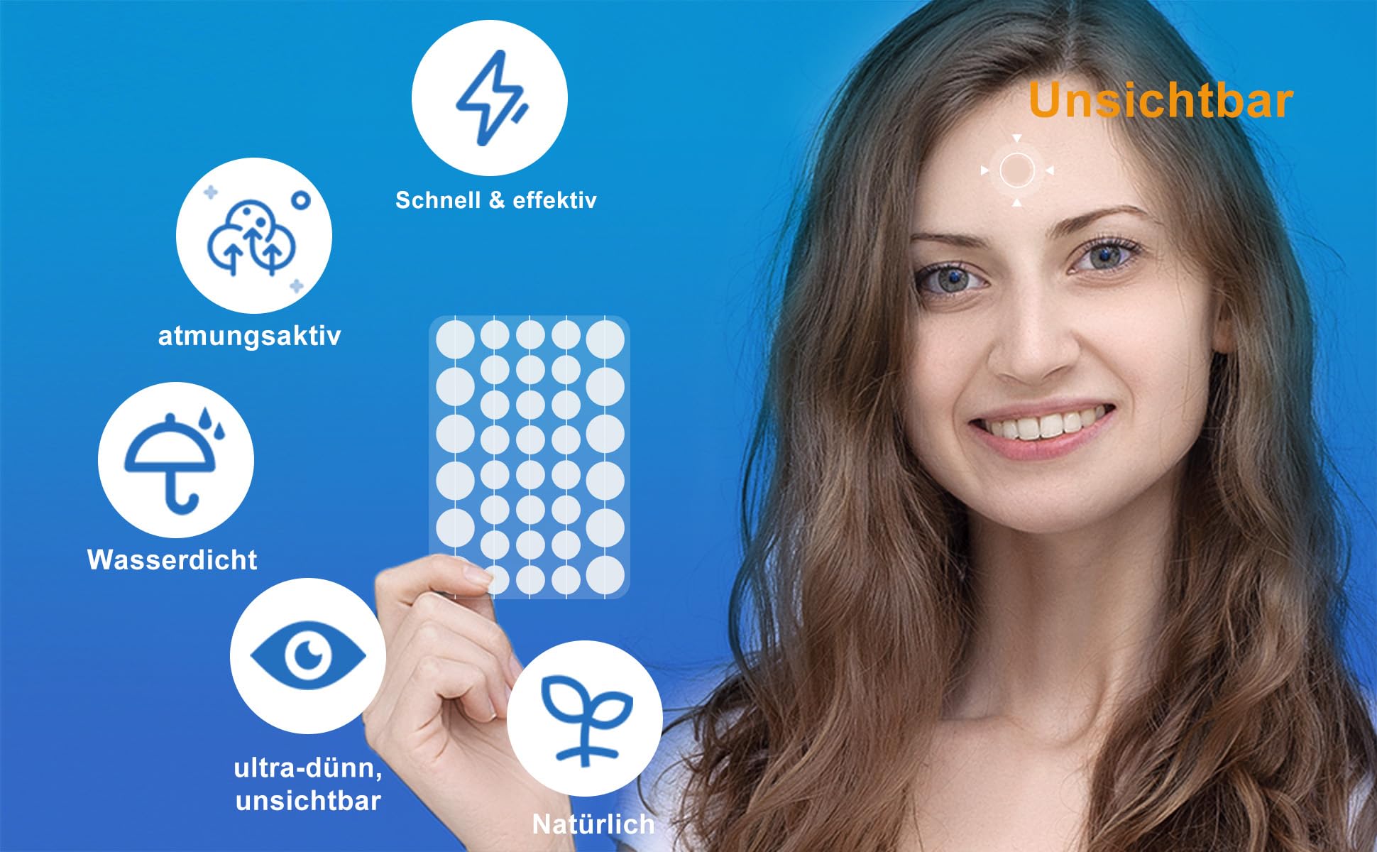 360 sztuk plastrów na pryszcze, niewidoczne, hydrokoloidowe, pryszcze, pochłaniające trądzik, plastry na trądzik z olejkiem z drzewa herbacianego, wodoodporne i oddychające wchłanianie na dzień