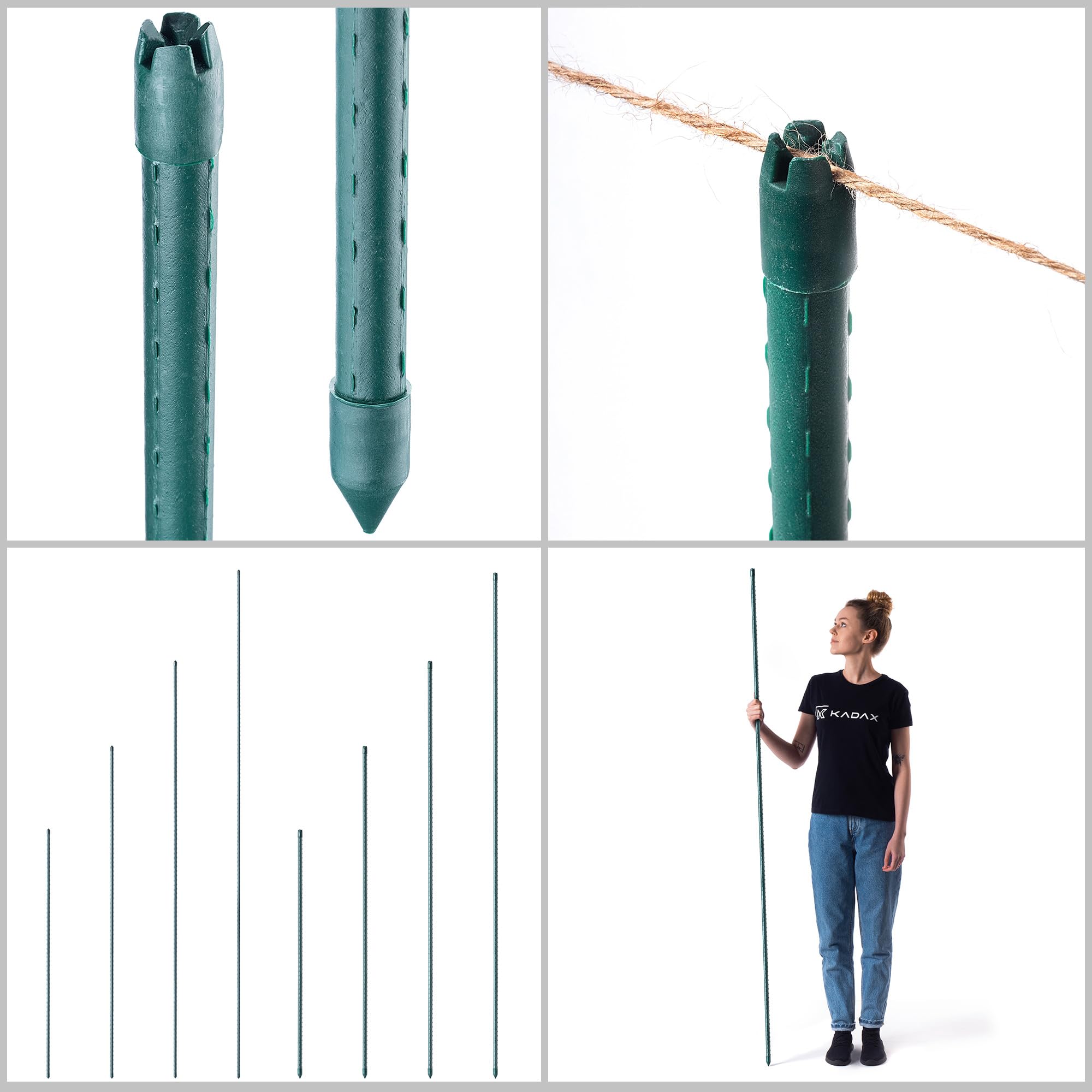 KADAX Cinta De Para Plantas, 12 Mm X 7,6 M, Para Fijar Tomates, Flores