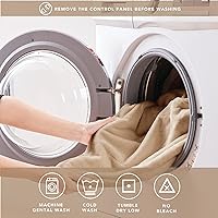 Vista 8 de Degrees of Comfort - Cobija con calefacción peluda y afelpada tipo sherpa