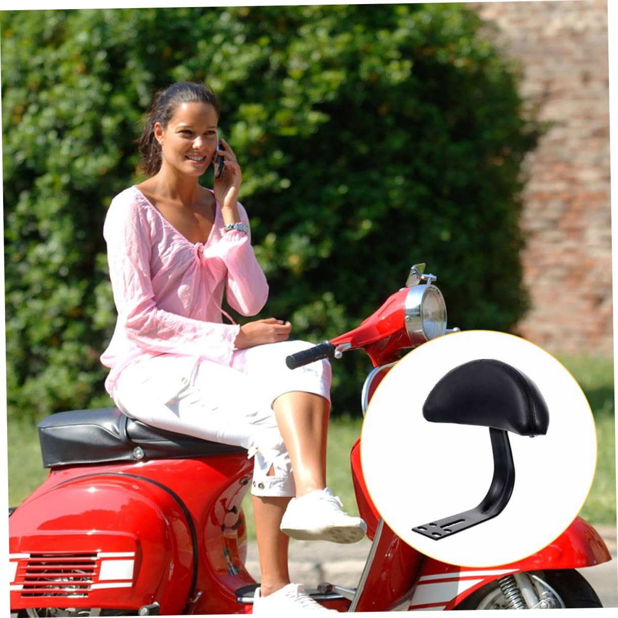 TOYANDONA 2pezzi Cuscino di Sicurezza Imbottito in Spugna per Schienale di Bicicletta Poggiapiedi Posteriore per Ciclismo Cuscino Comodo per Sedile di Bicicletta