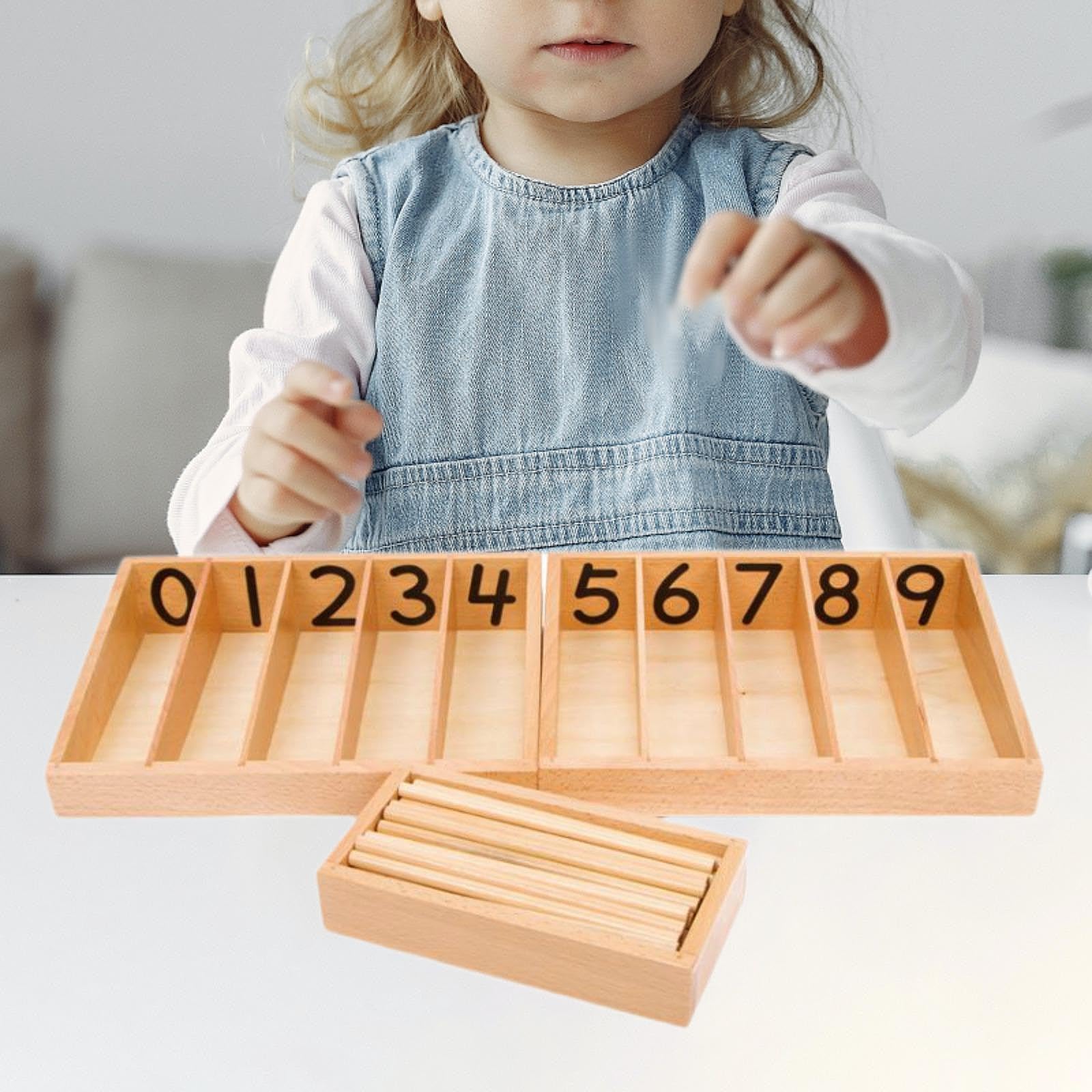Almencla Spindelbox – Mathe Lernspielzeug für Kleinkinder Und Kinder von 3 bis 6 Jahren