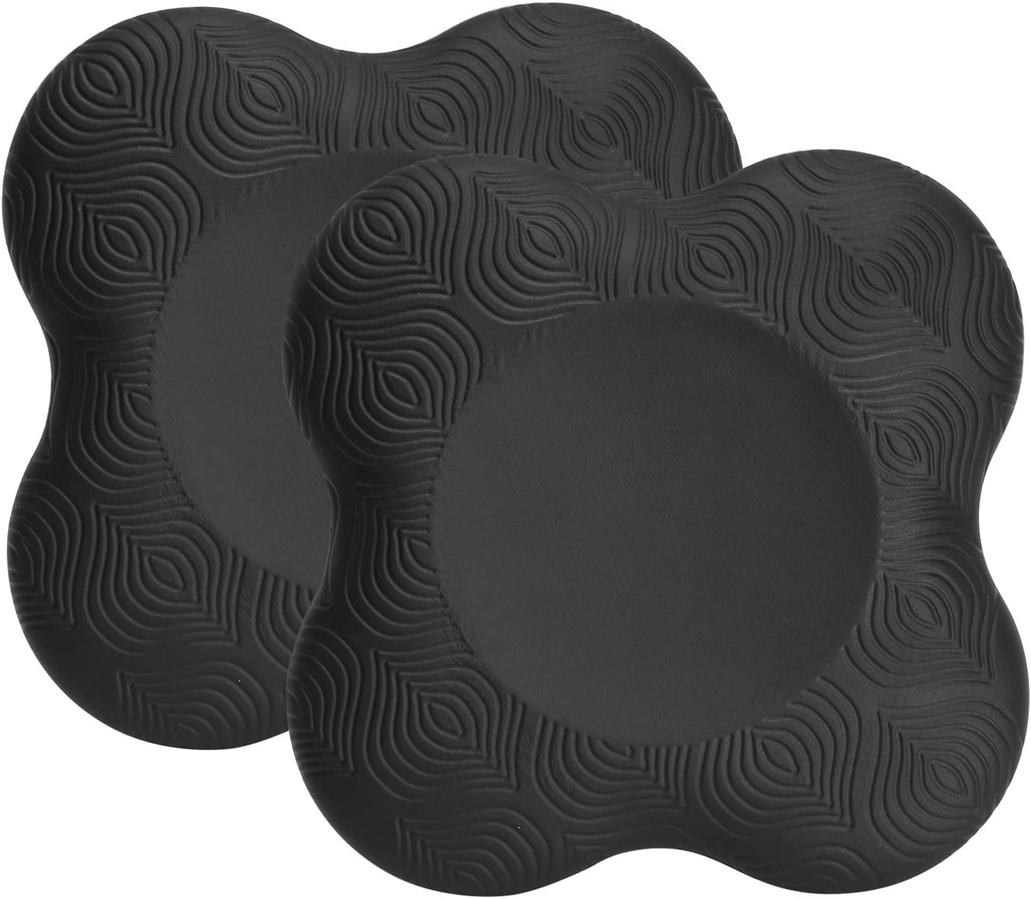TOBWOLF 2PCS Yoga Knee Pad, Anti Slip Foam Yoga Kneeling Pad, Comfortable Yoga Support Pad, Sports Balance Cushion for Protecting Knee, Ankle, Elbow, Hand - 20x20cm