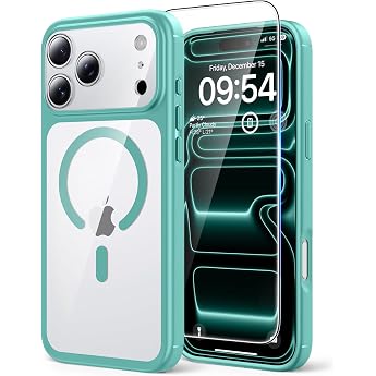 TAURI Case for iPhone 17 Pro 6.3 Inch with Screen Protector - Green