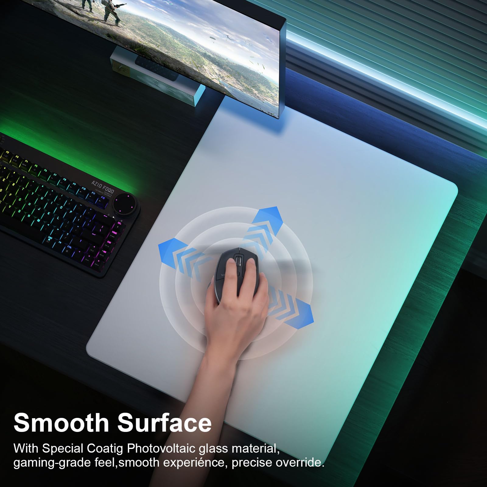 Gaming-Muismat | Antislip en Waterbestendige Onderkant | 920 x 294mm