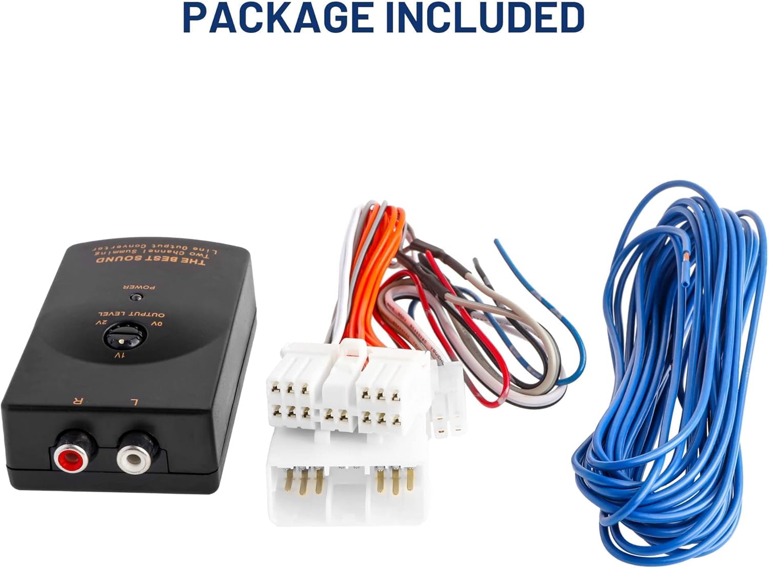 NuIth Add an Amplifier Adapter w/Amp Turn On Wire for 1997-2008 Subaru Impreza Forester Outback WRX, Added an Amp Amplifier Interface to Factory Radio System 2-Channel RCA Line Output Coverter