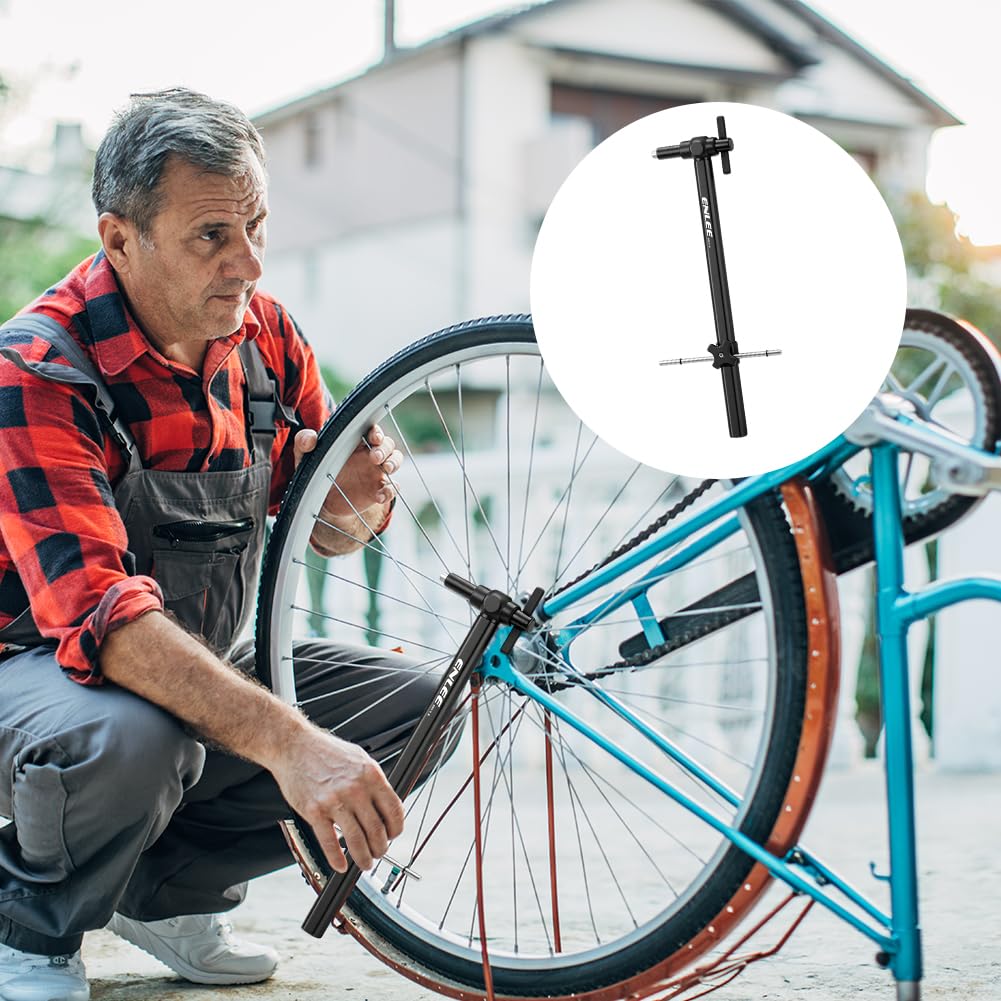 Fahrrad Schaltauge Richtwerkzeug aus Aluminiumlegierung, Präzise Schaltaugen Ausrichtungslehre zur Justierung des Schaltwerks, Fahrrad Reparaturwerkzeug geeignet für 20–29 Zoll Laufräder