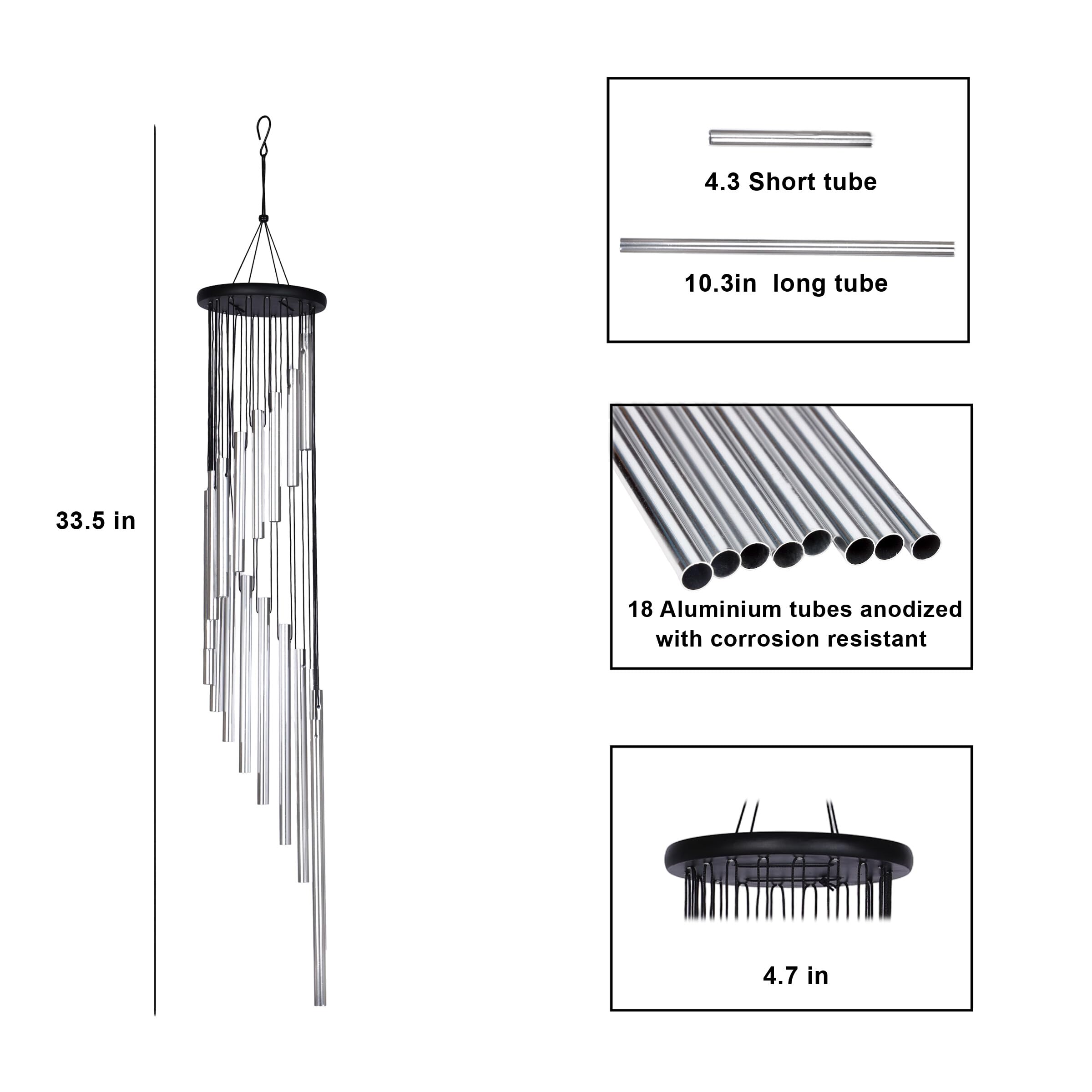 Metal Wind Chimes - Soothing Sounds & Gifts -5