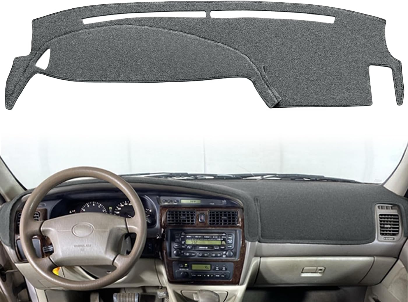 Dash Cover Mat Custom Fit for Toyota Avalon Dashboard Cover Pad Carpet Protector F223 (Darkgray)