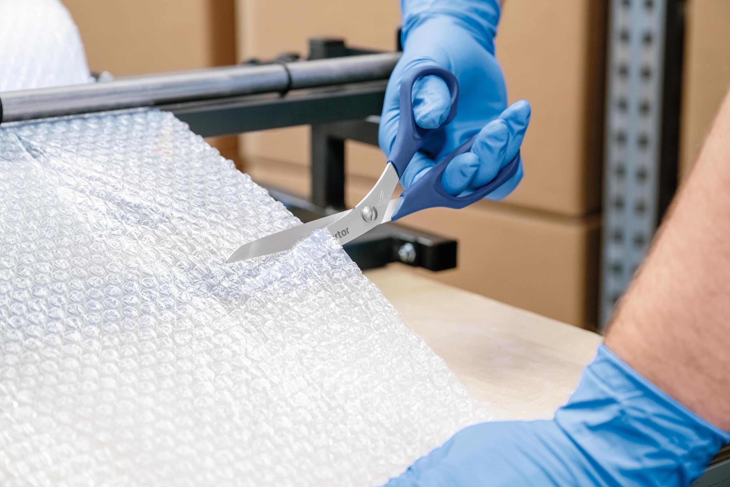 MARTOR Forbici di sicurezza Rilevabili al metal detector SECUPLUS 567 MDP di, appositamente sviluppate per l'industria alimentare