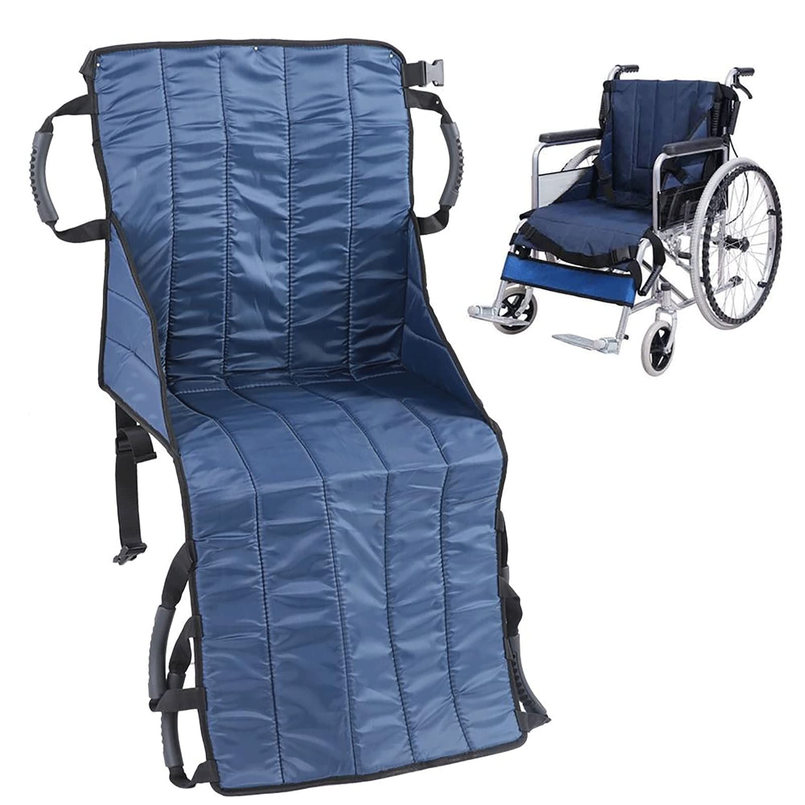 Imbracatura per Sollevamento per trasferimento pazienti, Imbracatura per Sollevamento Medico per Tutto Il Corpo Ascensore per pazienti Scheda Scorrevole per Scale Trasferimento per disabili costrett