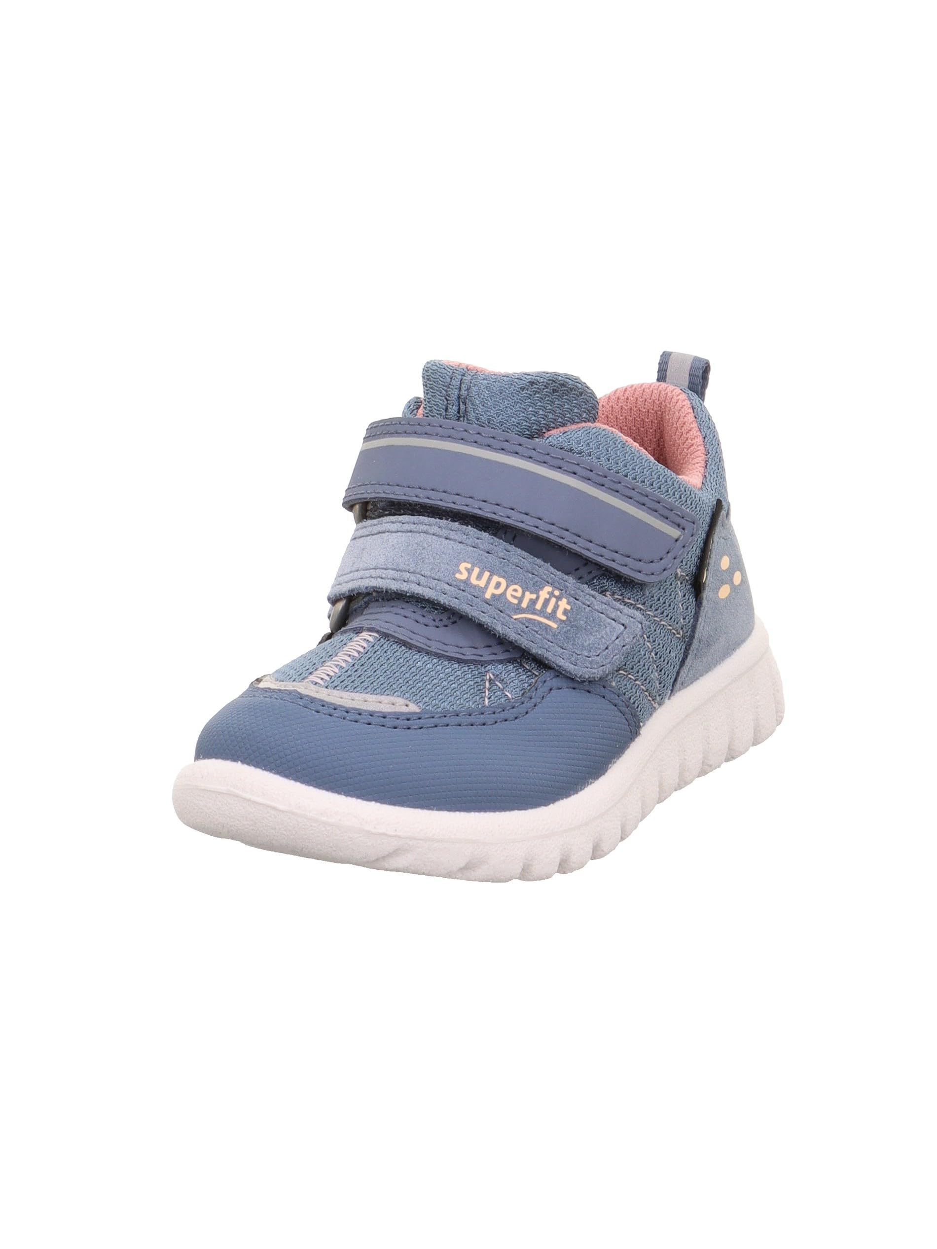 Superfit Baby Girls' Sport7 Mini Gore-Tex First Walking Shoes, Blue Pink 8010, 4.5 UK Child