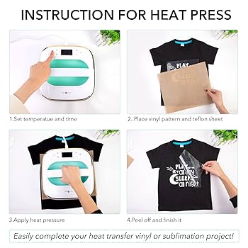 HTVRONT ヒートプレス機 Amazon.com: HTVRONT Auto Heat Press Machine for T Shirts