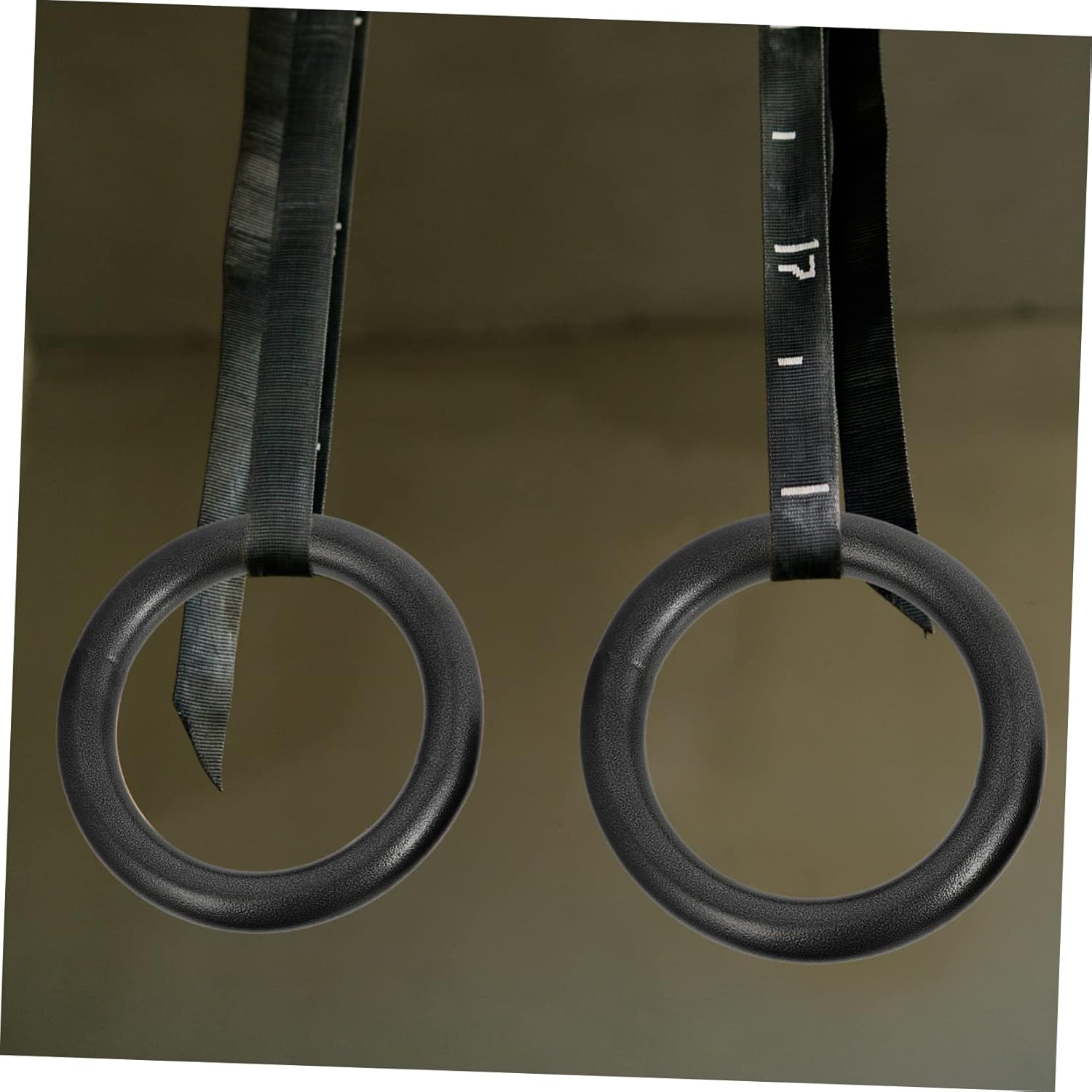 HANABASS 2pcs Gymnastics Ring Portable Pull-up Fitness Ring for Home Sturdy Ab Exercise