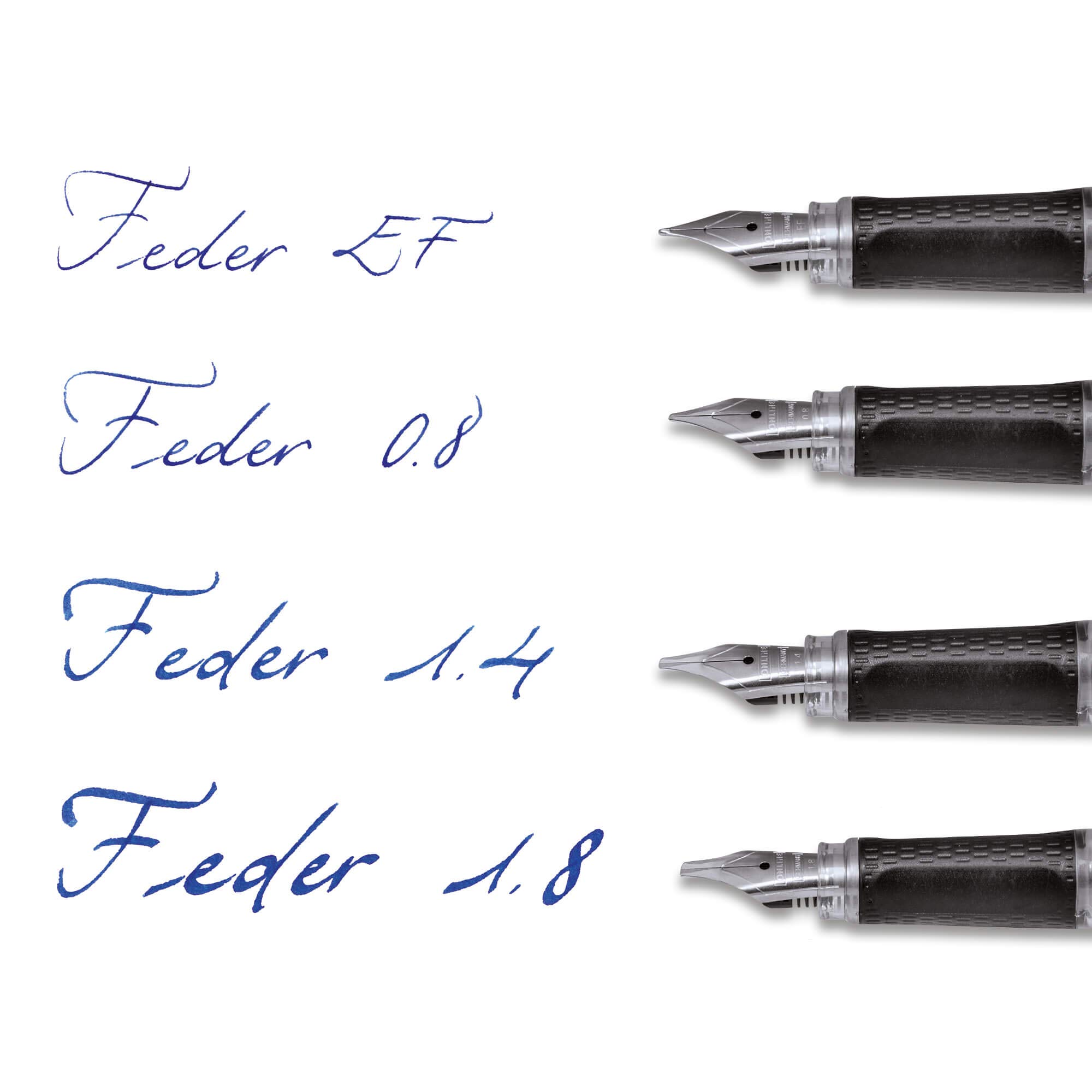 Online Parure Calligraphie: Stylo Plume Avec 3 Plumes Différentes, 10