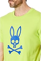 Vista 3 de Psycho Bunny mens Posen Matte Graphic Tee