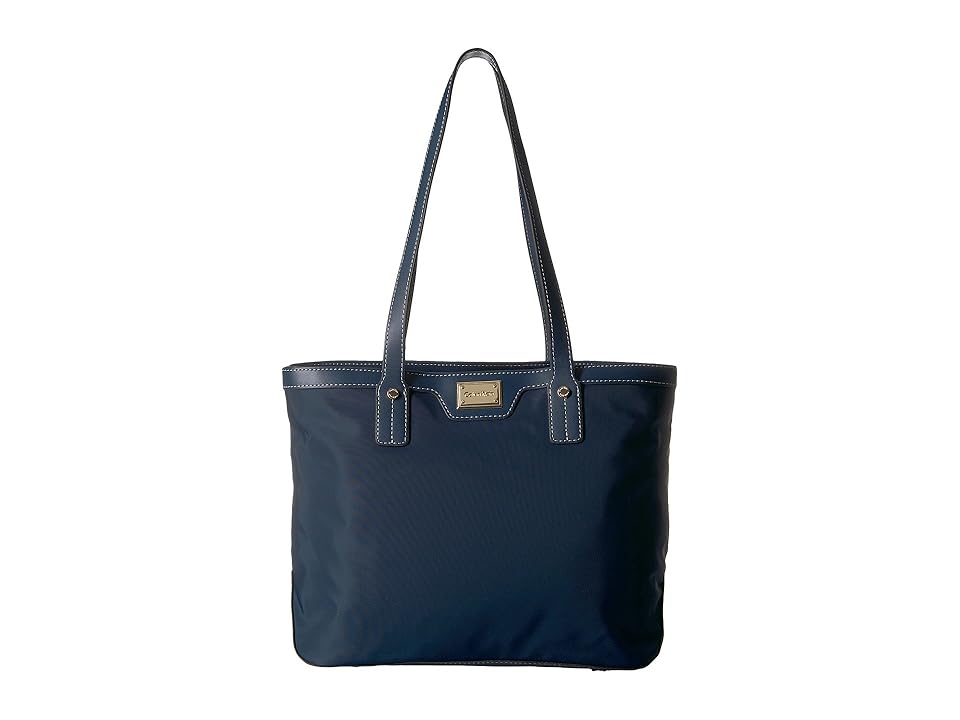 

Calvin Klein Teodora Dressy Nylon Tote (Navy) Tote Handbags