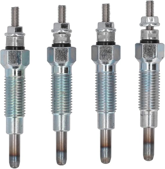 Engine Glow Plug, 4PCS Glow Plugs Metal Heater Glow Plugs