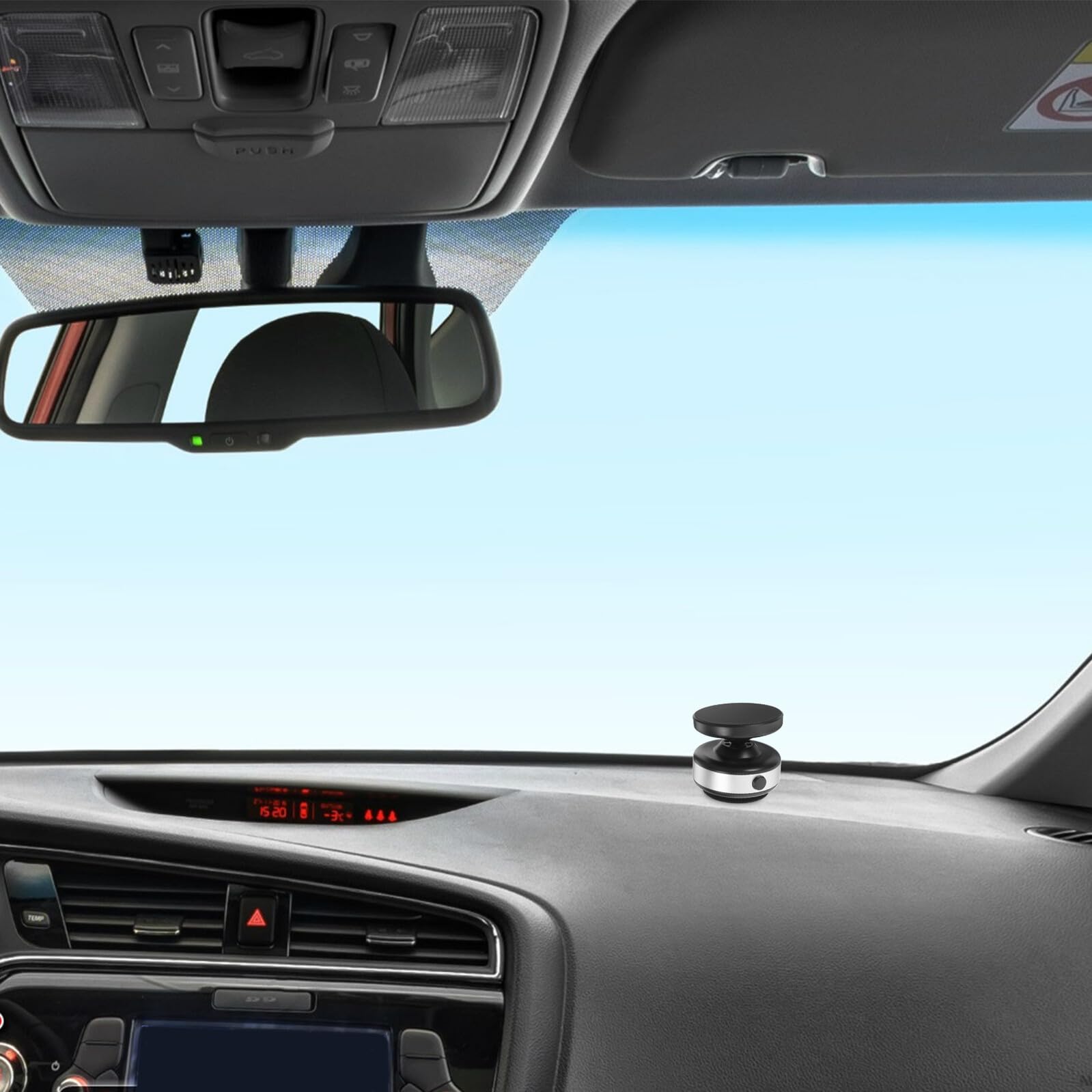 VALICLUD Supporto Magnetico per Telefono Auto Ventosa in Plastica, Design Pieghevole e Tecnologia a Vuoto per Cruscotto, per Smartphone in Auto