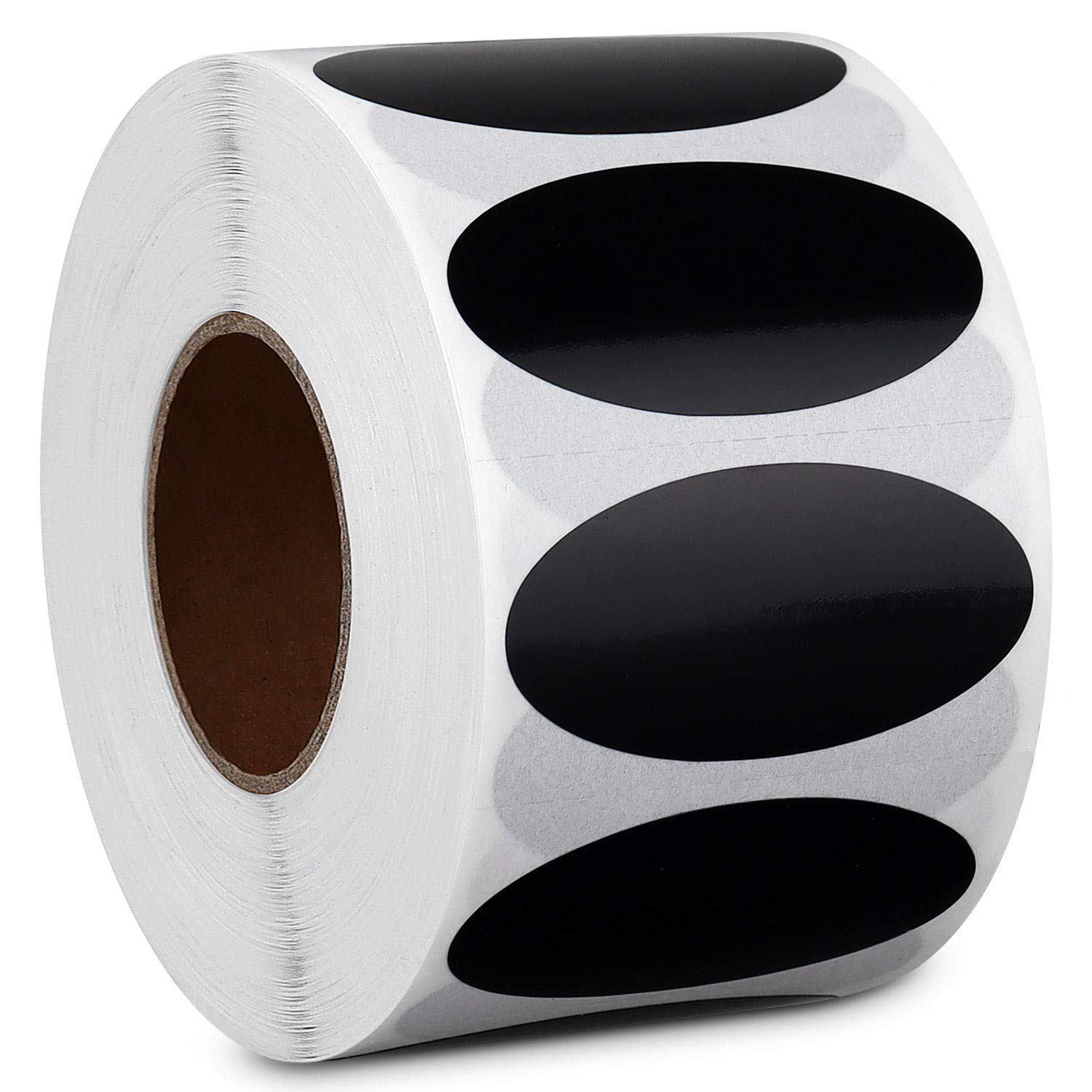 Poxoke Chalkboard Labels, 500pcs 1x2” Reusable Waterproof Removable Label Stickers for Storage Bins,Spice Jars,Food Containers,Mason Jars and Pantry